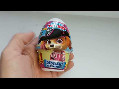 PAW Patrol Kids World surprise egg unboxing – Mancs őrjárat Kids World meglepetés tojás kicsomi.