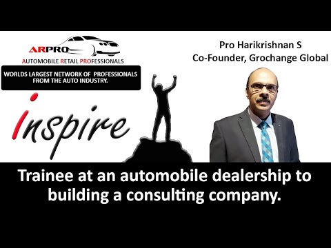 INSPIRE: Trainee at an automobile dealership to building an automobile consulting company.