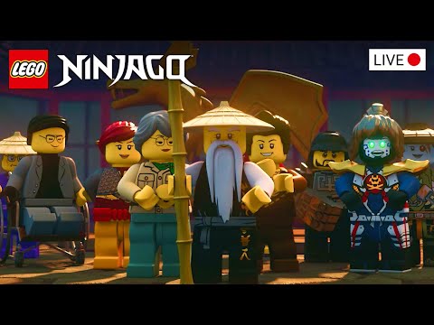 Új & évad 9-10: A Spinjitzu mesterei | LEGO NINJAGO ÉLŐBEN 🔴 24/7 összes epizód magyarul