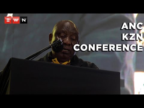 Ramaphosa addresses ANC KZN Elective Conference after he was booed by delegates