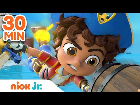 Santi’s BEST Pirate Rescues #2! ⛵ | 30 Minute Compilation | Nick Jr.