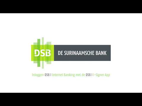 Inloggen DSB I Internet Banking met de DSB I I-Signer App