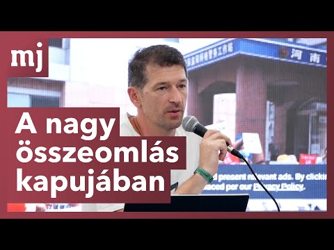 A nagy összeomlás kapujában – Szakács Árpád előadása a Magyar Szigeten