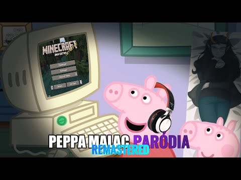 Peppa Malac PARÓDIA REMASTERED: Peppa malac és a Minecraft