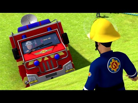 Fireman Sam ⭐️ Tűzoltóautó elakadt! 🔥 | Rajzfilmek gyerekeknek