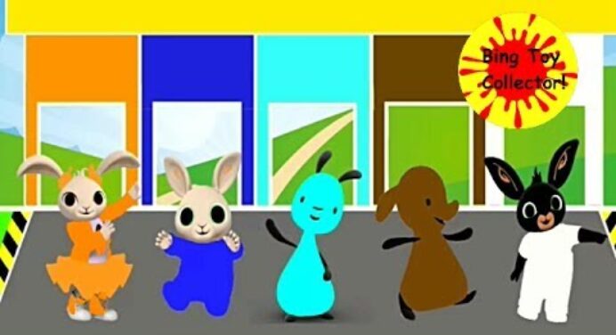 BING BUNNY LEARNING COLOURS NURSERY RHYMES FOR CHILDREN