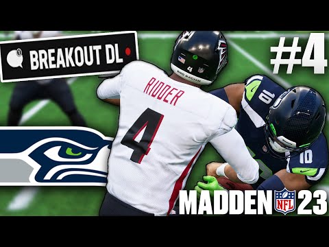 Our First Breakout Scenario Against Ridder’s Falcons! Madden 23 Seattle Seahawks Franchise Ep 4!