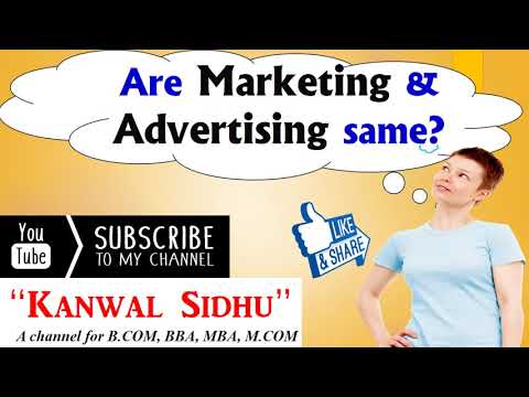 Marketing vs Advertising | What is difference | basis of difference | marketing | advertising