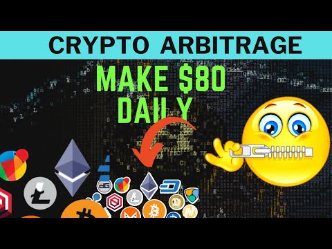 Unlimited Crypto Arbitrage Trading MAKE UP TO $80 PER DAY[ MARKET INEFFICIENCY ]