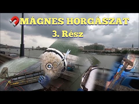 MÁGNES HORGÁSZAT/MAGNET FISHING / PADTÓL A LŐSZERIG MINDEN JÖTT