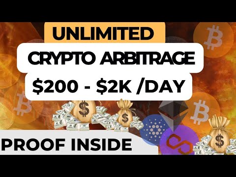 Unlimited Crypto Arbitrage Trading Bot | Earn $200 – $2000 Daily