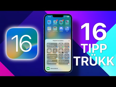 iOS 16 tippek és trükkök!