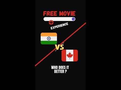 India VS Canada Movie experience | How to watch free movie in Canada 🇨🇦