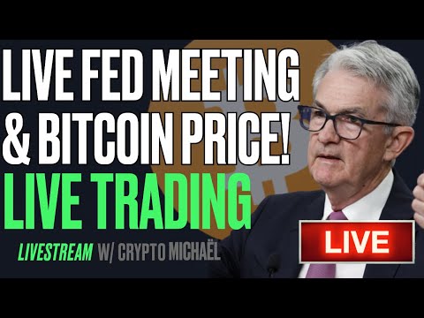 Live FED Chair Jerome Powell Speaking & Bitcoin Trading! 🔴