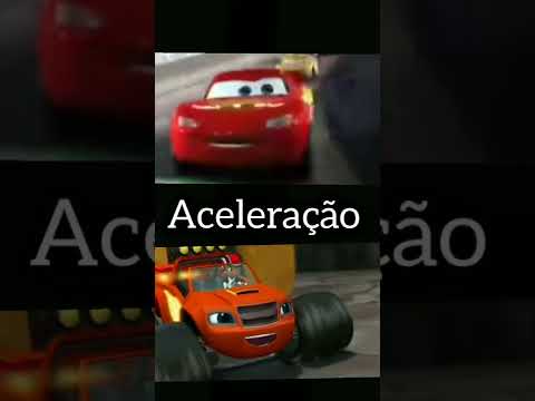 lightning McQueen VS Blaze Monster Machine #shorts #mcqueen #blaze #cars