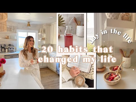 20 healthy habits that changed my life! mindset, metabolism, nutrition, fitness ✨