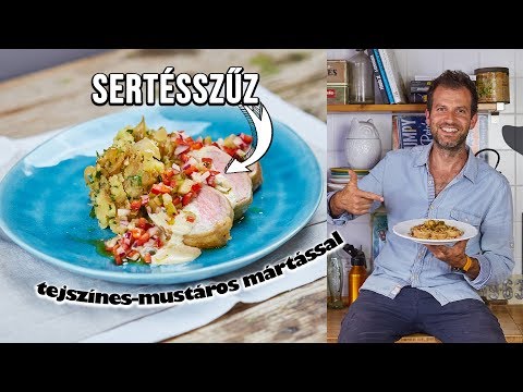 Sertésszűz tejszínes-mustáros mártással