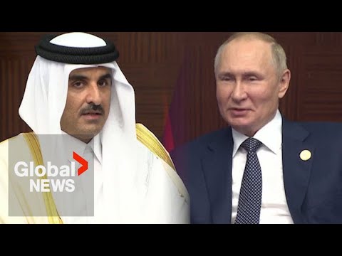 Putin meets Qatar’s emir, wishes him luck in hosting 2022 World Cup