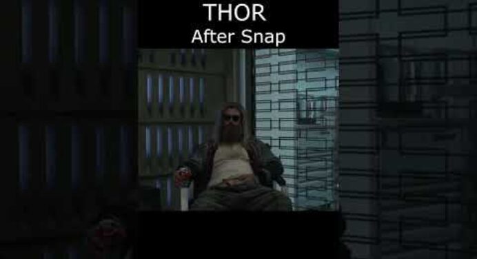 THOR After and Before Thanos' Snap #shorts