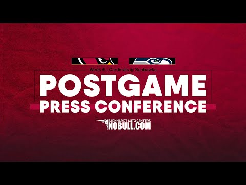 Live: Postgame Press Conference Week 6 vs. Seahawks