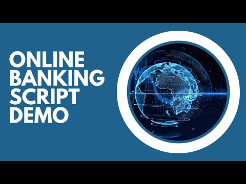 new online banking script demo