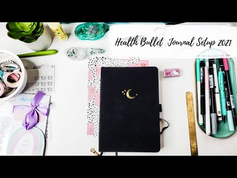 My 2021 Health & Fitness Bullet Journal Setup