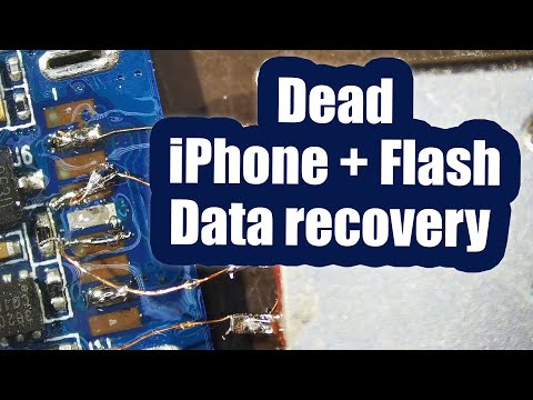 Data recovery for Damaged USB Flash Drive and iPhone 8+ that won’t power on.