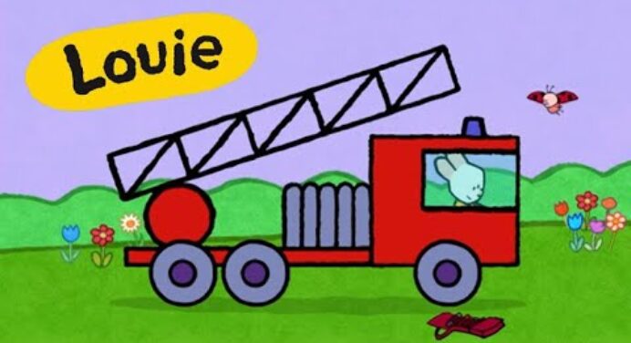 Louie - Nyuszi és a varázsecset | Louie, rajzolj nekem tűzoltóautót! (25. epizód)