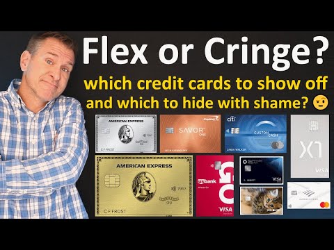 Which Credit Cards Are a FLEX? 💪 And which are a cringe? 😬 American Express Platinum, X1 Visa, etc