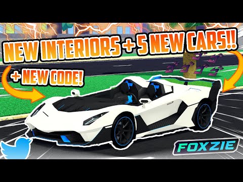 NEW INTERIORS!!! + 5 New Cars + New Code in Car Dealership Tycoon!! | Car Dealership Tycoon | Roblox