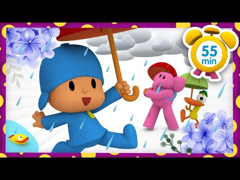 POCOYO MAGYARUL – 🌧️ESIK AZ ESŐ🌧️ | [55 perc] Teljes Epizódok | Rajzfilm gyerekeknek