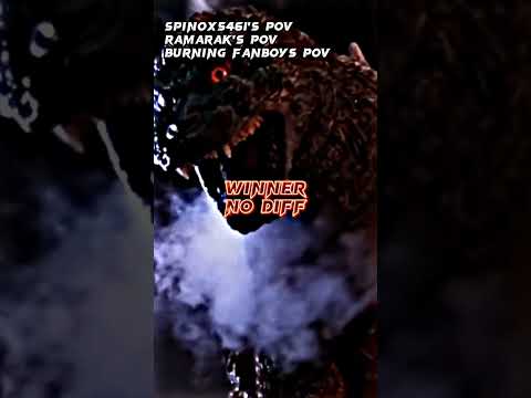 Keizer Godzilla vs Burning Godzilla With Proof // After Dark x Sweater Weather // #shorts #godzilla