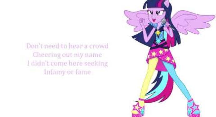 My Little Pony - Equestria Girls Welcome To The Show Lyrics
