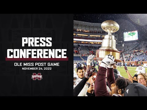 FOOTBALL | OLE MISS POST-GAME PRESS CONFERENCE