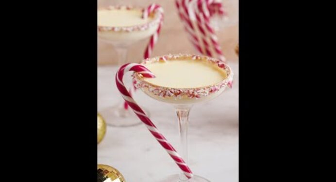 Candy cane cocktail recept Nosalty