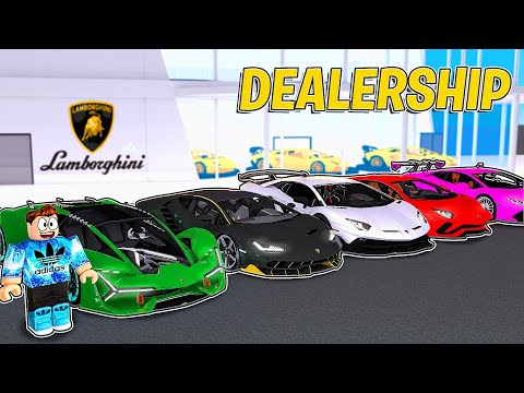 I MADE A LAMBORGHINI DEALERSHIP IN ROBLOX!!! | Car Dealership Tycoon