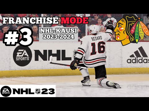 TULEVAISUUS LOISTAA | Chicago Blackhawks Franchise Mode #3 | NHL 23 Suomi