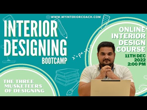 Interior Designing Bootcamp | Online Course Webinar | Online Education