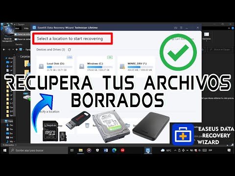 ✅✔Recuperar archivos borrados de SD, USB, PC, ETC | EaseUS Data Recovery Wizard FUll Free