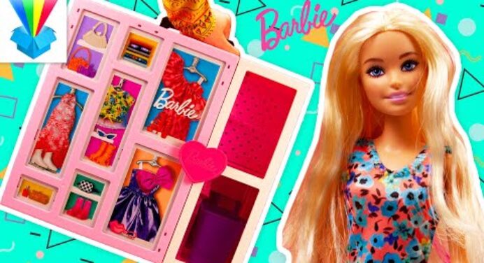 Kicsomi - 🦄 Kiki 🦄: 🎁 Barbie Álom öltöző szoba szennyesledobóval 😍💃👗💖