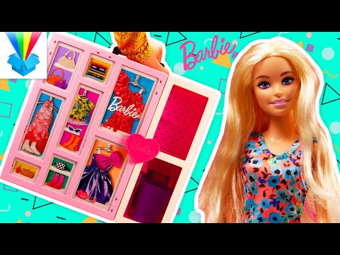 Kicsomi – 🦄 Kiki 🦄: 🎁 Barbie Álom öltöző szoba szennyesledobóval 😍💃👗💖