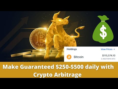 Crypto Arbitrage | Arbitrage Trading Cryptocurrencies for $500 daily!