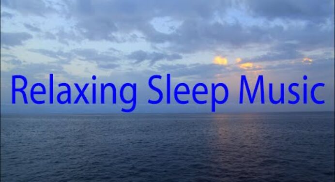 Relax with the waves of the sea, wonderful soft music in the background, meditation music,