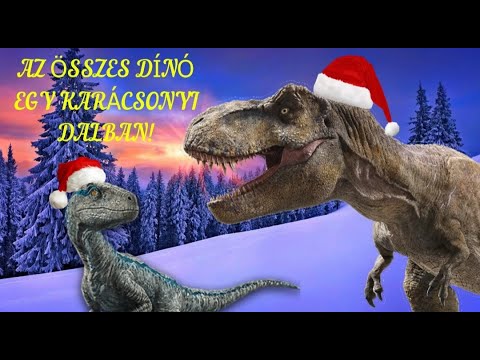 A Jurassic Park – World filmek Dinoszauruszai, karácsonyi dalban előadva! 🦕🎄🦖