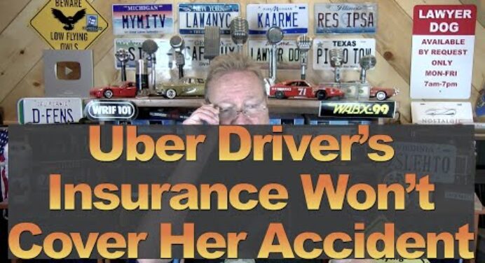 Uber Driver's Insurance Won't Pay for Her Accident