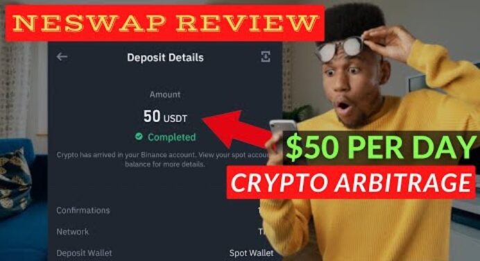 Make $50 Daily With Crypto arbitrage trading On NESWAP || NESWAP Review