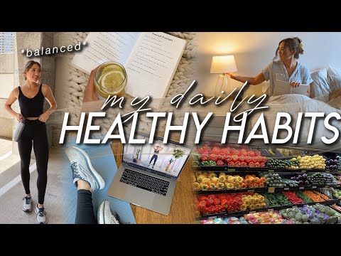 HEALTHY HABITS THAT CHANGED MY LIFE | my morning rituals, fitness routine, & slow living habits!