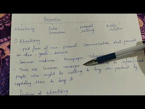 Advertising & its features (promotion) class 12 business studies || marketing management