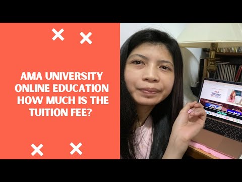 AMA University Online Education  how much is the tuition fee