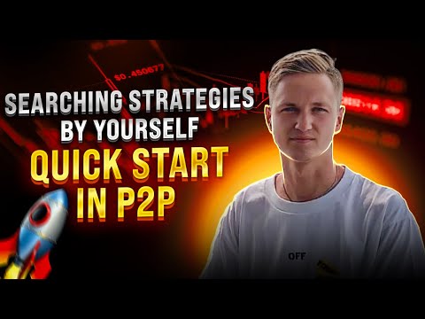 THE EASIEST start in P2P crypto arbitrage 🔥 to search for links | arbitrage trading of crypto pairs